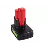 Cordless tool battery Green Cell PTML12V6 12V Li-Ion 6 Ah, dimensions 6.6×9×11.1 cm