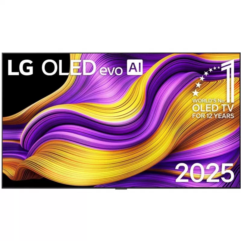 OLED77G57LW evo TV, OLED-Fernseher 194.7 cm (77 Zoll), silber/schwarz, UltraHD/4K, Triple Tuner, HDR, 120Hz Panel