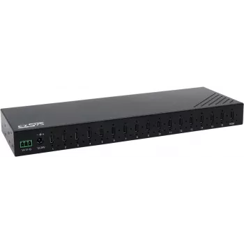 USB hub Exsys EX-12276HMS — 16-port USB 3.2 Gen 2 hub with 16 USB-C ports