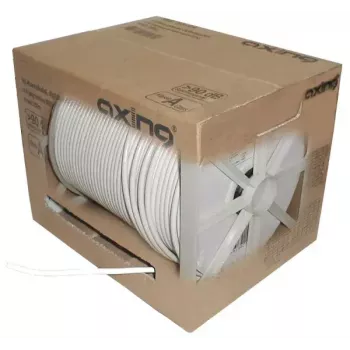 Coaxial Cable Axing SKB09404 250m White 6.6mm