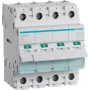 Circuit breaker Hager SBN463 — 63 A, coil voltage up to 440 V, 4 modules, IP20