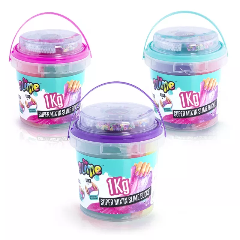 Slime Canal Toys Slime Super Bucket 1kg Multicolour 6 years