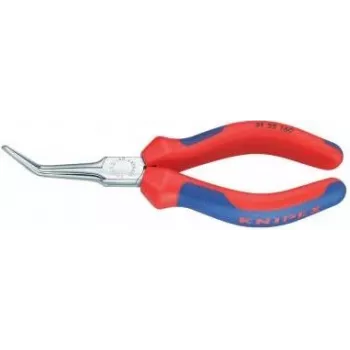 Knipex electronics and precision mechanics needle nose pliers 45° bent 160 mm 31 25 160 (31 25 160)