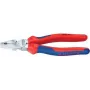 Knipex power combination pliers l.180mm, chromed, multi-component sheath