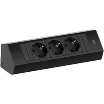 Power strip Bachmann CASIA 2 with 3x CEE7/3 sockets, model 932.100