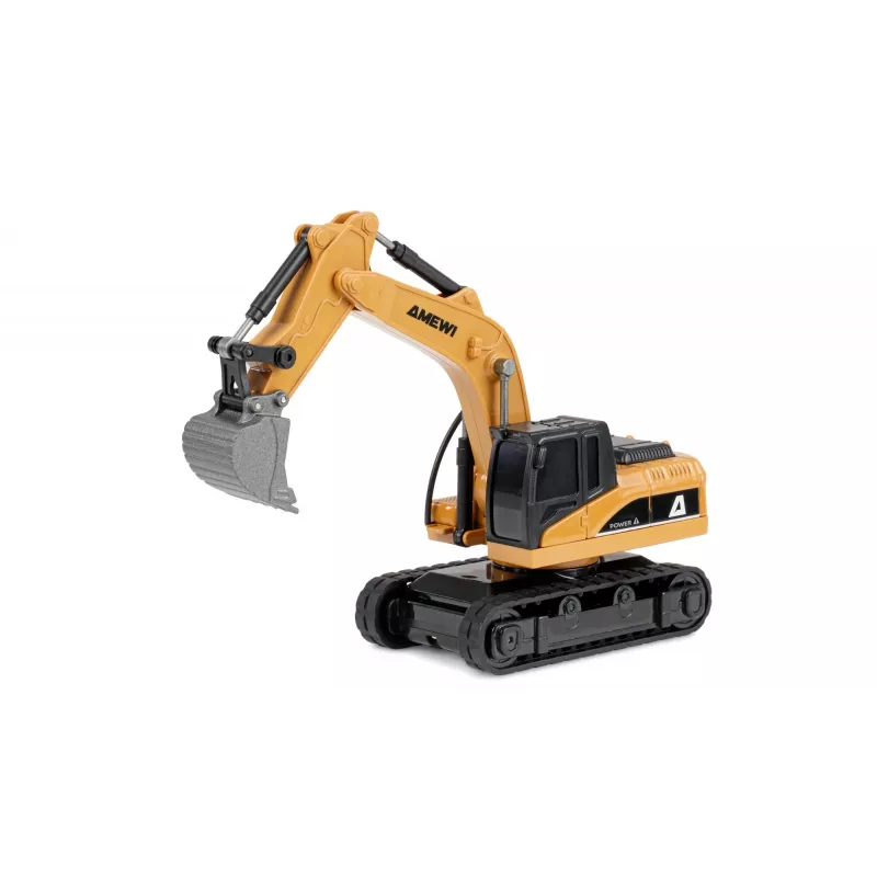 Excavator RC model Amewi 22747 1:64 scale, electric engine, for ages 6+