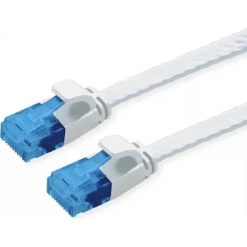 VALUE Patch Cable Cat.6A (Class EA) UTP, extra-Flat, White, 2 m (21.99.2062)