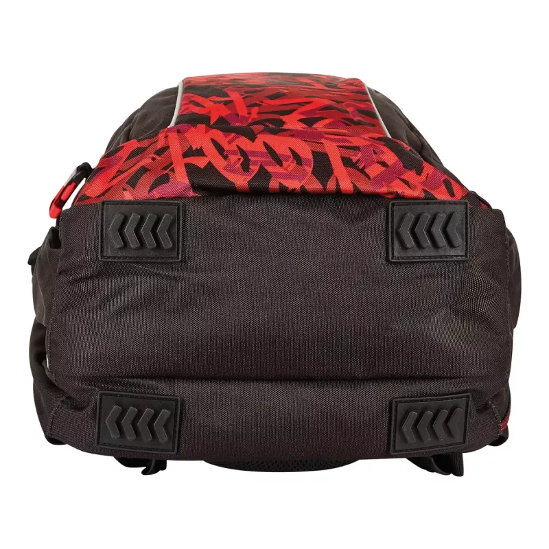Sports backpack Herlitz Ultimate Graffiti Black Red