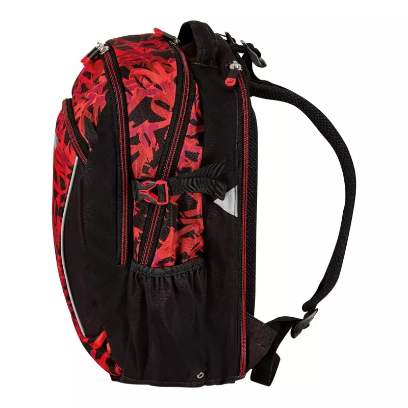 Sports backpack Herlitz Ultimate Graffiti Black Red