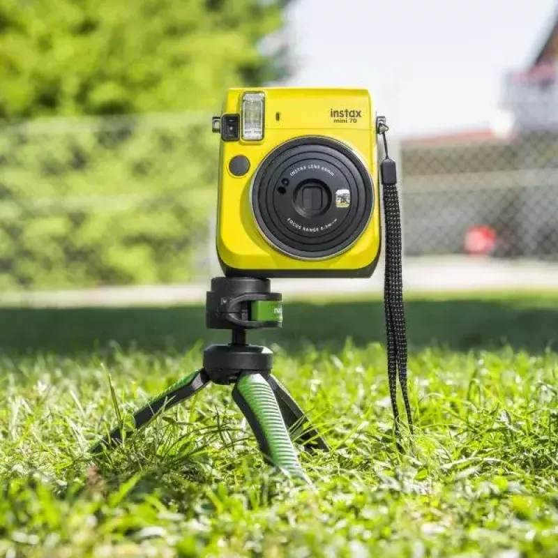Tripod Mantona 21407 for Smartphone and Digital Camera Black Green