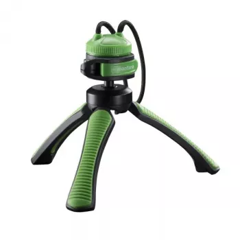 Tripod Mantona 21407 for Smartphone and Digital Camera Black Green