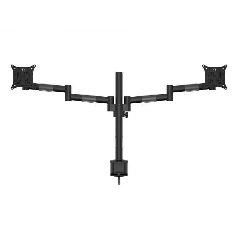 Multibrackets M VESA Deskmount Officeline Dual Black Clamp/Bolt-through 16kg 15-30in