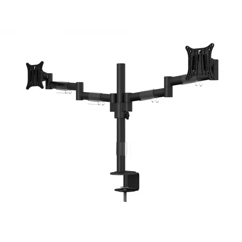Multibrackets M VESA Deskmount Officeline Dual Black Clamp/Bolt-through 16kg 15-30in