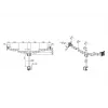 Multibrackets M VESA Deskmount Officeline Dual Black Clamp/Bolt-through 16kg 15-30in