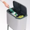 Trash Can Brabantia 316227 34L Rectangular Plastic Steel