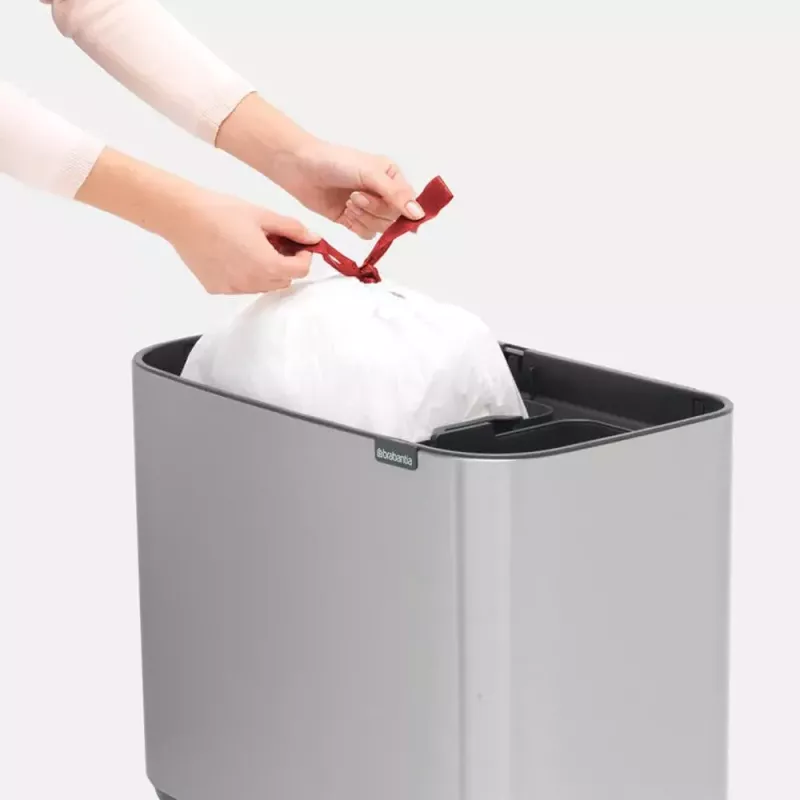 Trash Can Brabantia 316227 34L Rectangular Plastic Steel