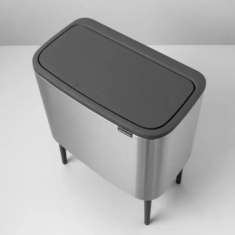 Trash Can Brabantia 316227 34L Rectangular Plastic Steel