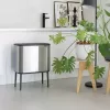 Trash Can Brabantia 316227 34L Rectangular Plastic Steel