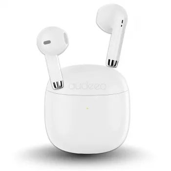 Wireless TWS Earbuds Audeeo Orbiter II — true wireless stereo, white