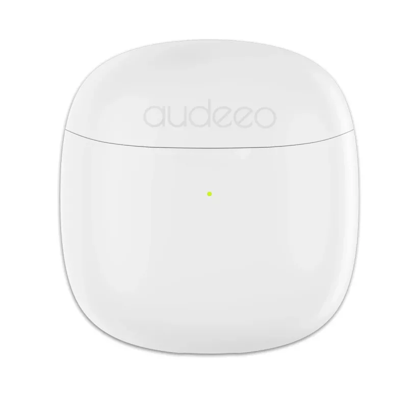 Wireless TWS Earbuds Audeeo Orbiter II — true wireless stereo, white