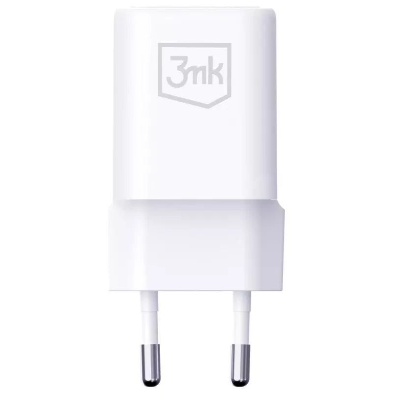 Wall charger 3MK Hyper Charger PD 33W GaN QC4+ white — USB‑C PD 33W, GaN, Quick Charge 4+