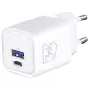 Wall charger 3MK Hyper Charger PD 33W GaN QC4+ white — USB‑C PD 33W, GaN, Quick Charge 4+