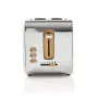 Toaster Nedis KABT510EWT — 2-slice stainless steel housing, 900 W, white