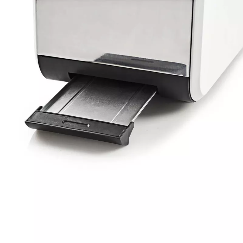 Toaster Nedis KABT510EWT — 2-slice stainless steel housing, 900 W, white