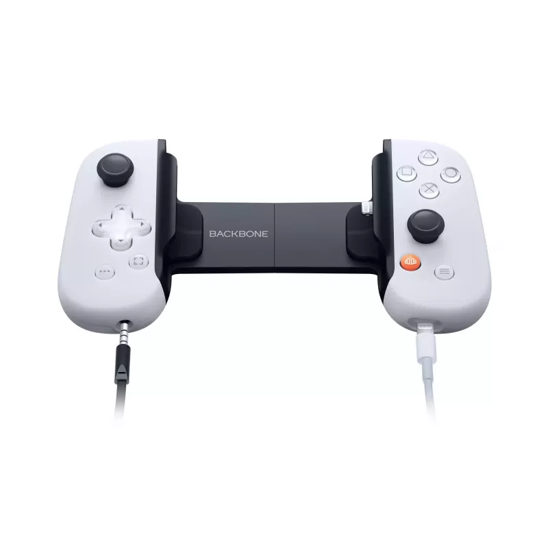 Gamepad Backbone One for iPhone PlayStation Edition White — Lightning wired controller for PC, PlayStation, Xbox, iOS
