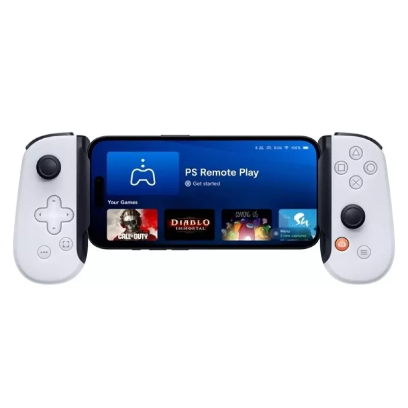 Gamepad Backbone One for iPhone PlayStation Edition White — Lightning wired controller for PC, PlayStation, Xbox, iOS