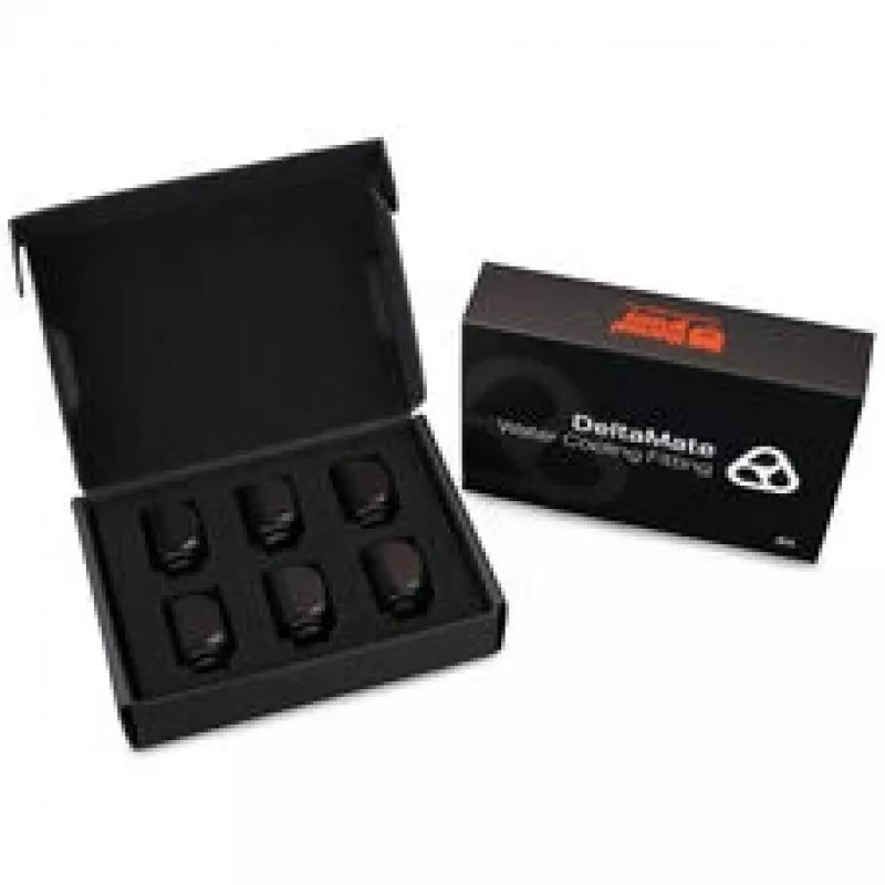 Thermalright DeltaMate Rotary 90° Black — 6-pack adapter/fitment set for cooling components (TG-DM-FIT-6003)