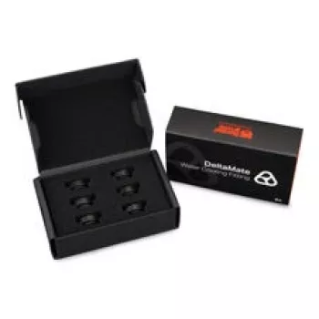 Thermal Grizzly DeltaMate Plug - Black (6-Pack) (TG-DM-FIT-6009)
