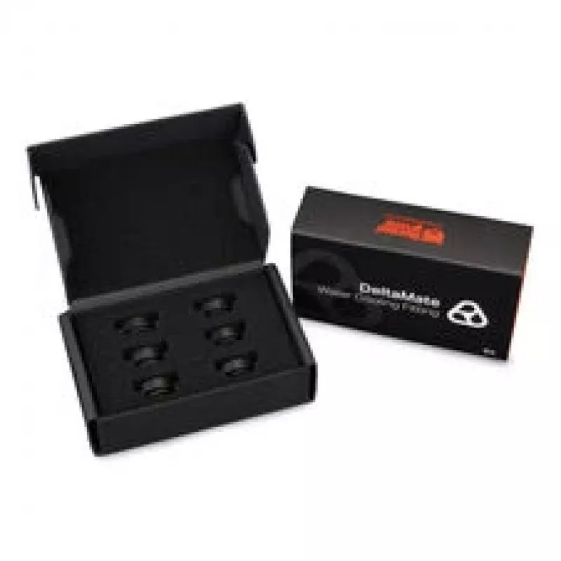 Thermal Grizzly DeltaMate Plug - Black (6-Pack) (TG-DM-FIT-6009)