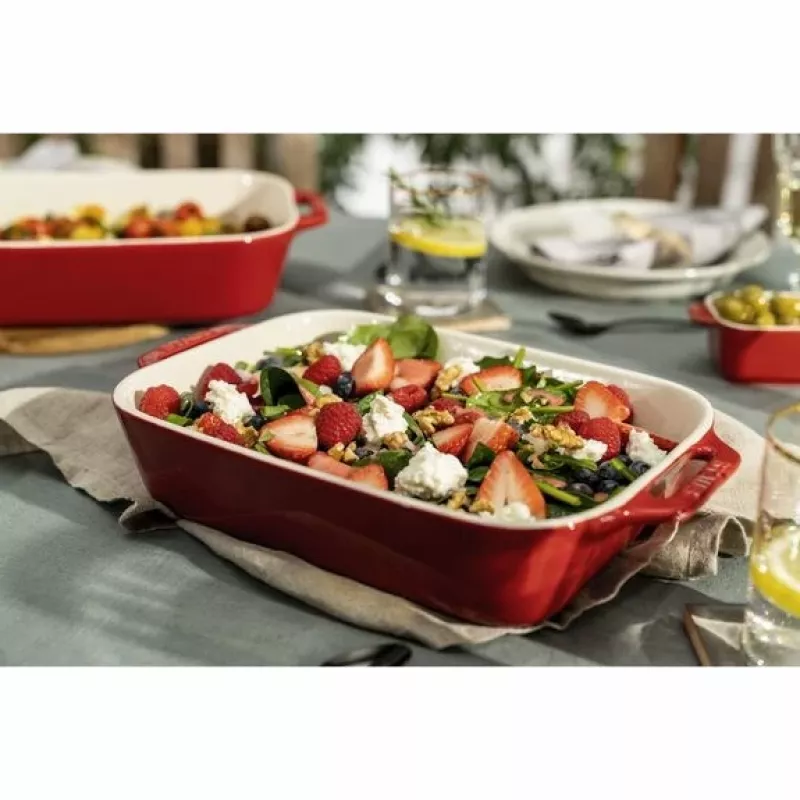 ZWILLING Staub Ceramic rectangular baking set 3 pcs, red, max 300°C