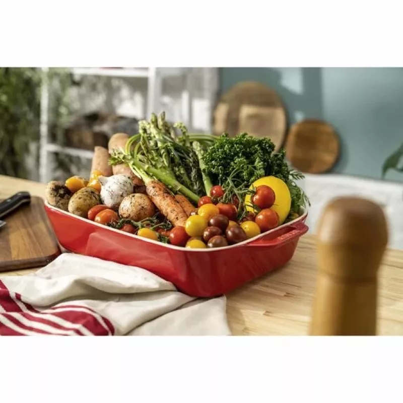 ZWILLING Staub Ceramic rectangular baking set 3 pcs, red, max 300°C