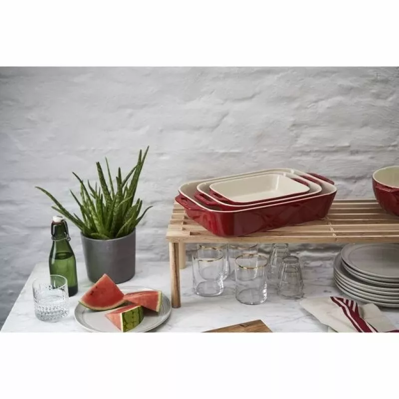 ZWILLING Staub Ceramic rectangular baking set 3 pcs, red, max 300°C