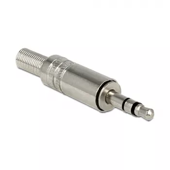 Wire connector DELOCK 65532, 3.5 mm metal, silver