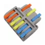 Indoor cable connector Synergy21 S21-COMP-250224 — 3 inputs, 6 outputs