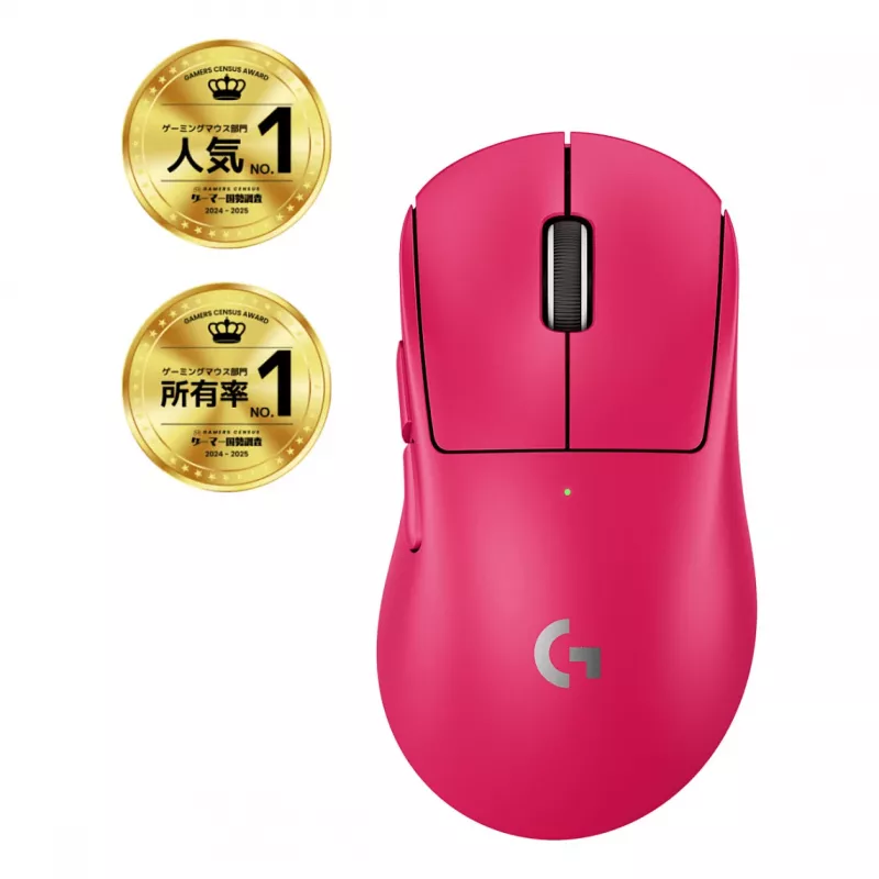 Mouse Logitech G 910-007374 right-hand RF wireless optical 44,000 DPI 1 ms 5 buttons magenta