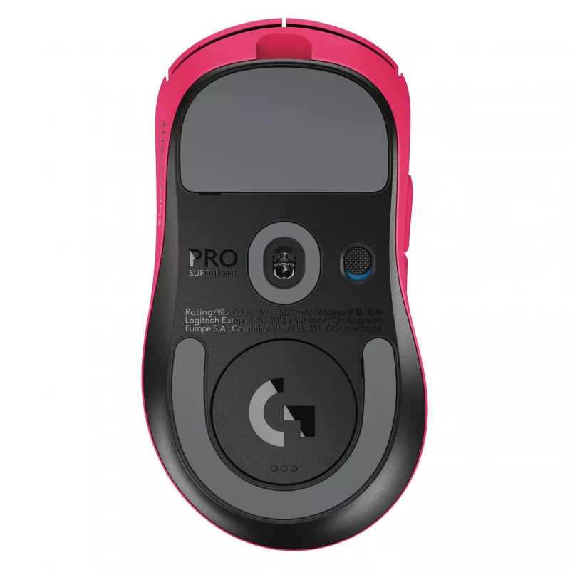 Mouse Logitech G 910-007374 right-hand RF wireless optical 44,000 DPI 1 ms 5 buttons magenta
