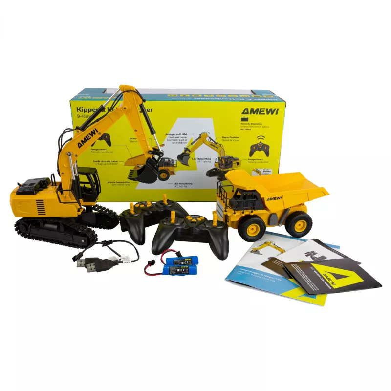 Amewi Kipper & Kettenbager 2in1 Set 1:24 RTR 6+