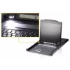 KVM switch ATEN CL1308N 8-port, USB/PS/2 keyboard & mouse, 19 inch LCD, 1U rack, black