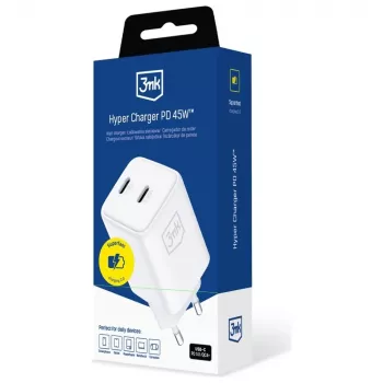 3MK Charger Hyper Charger PD 45W GaN QC4+ PPS — USB-C fast charger 45W
