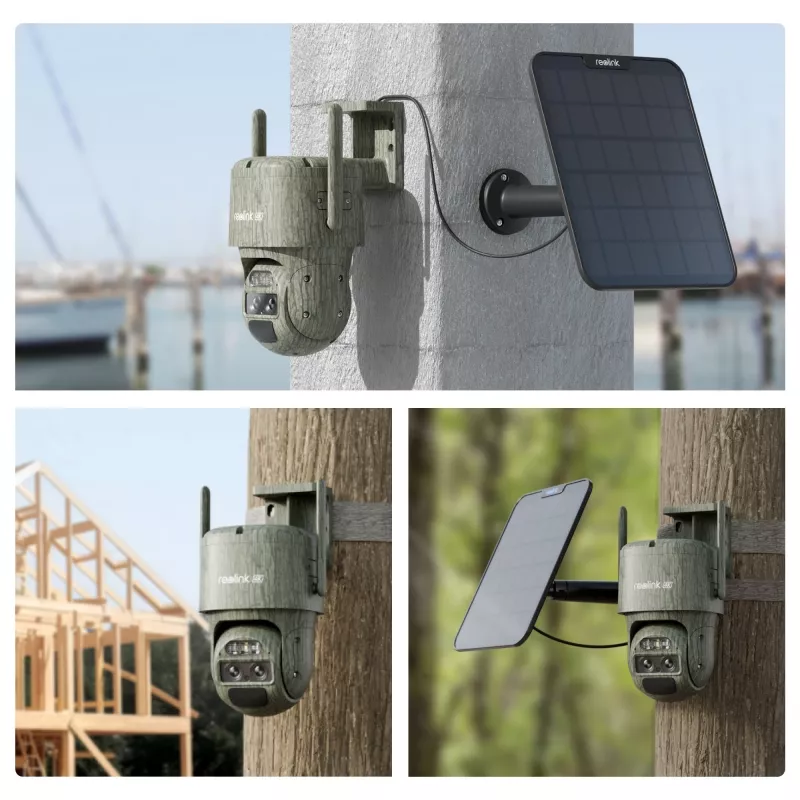 Reolink TrackMix Series G770 with Solar Panel 2 4G LTE Dual-Lens Battery Security Camera
