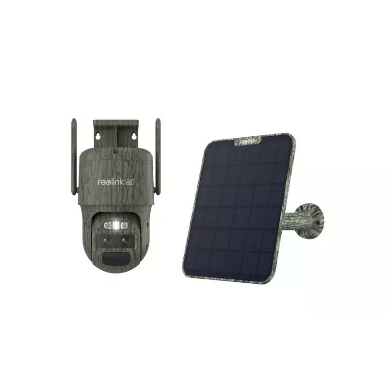 Reolink TrackMix Series G770 with Solar Panel 2 4G LTE Dual-Lens Battery Security Camera