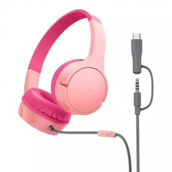 Belkin SoundForm wiredOn-Ear Headphones for children,pk.AUD010hqPK