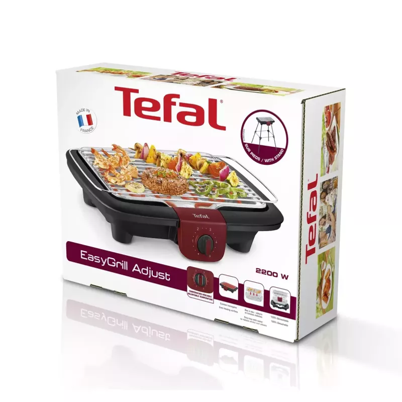 Tabletop Electric Grill Tefal BG90F5 Black Stainless Steel 2300W
