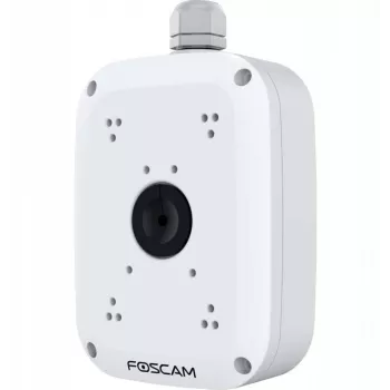 Foscam mounting box FAB28H — white plastic junction/panel box for Foscam cameras