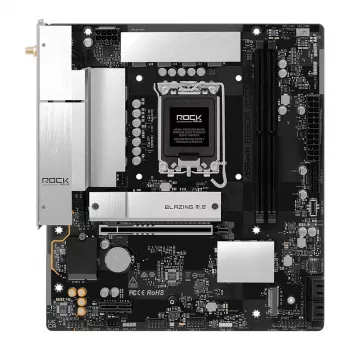 Motherboard ASRock B860M Rock WiFi (mATX, Intel LGA 1851, DDR5, HDMI, DisplayPort)