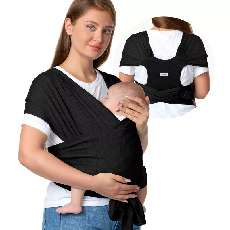Momcozy Baby Wrap Carrier Black | Baby Carrier |